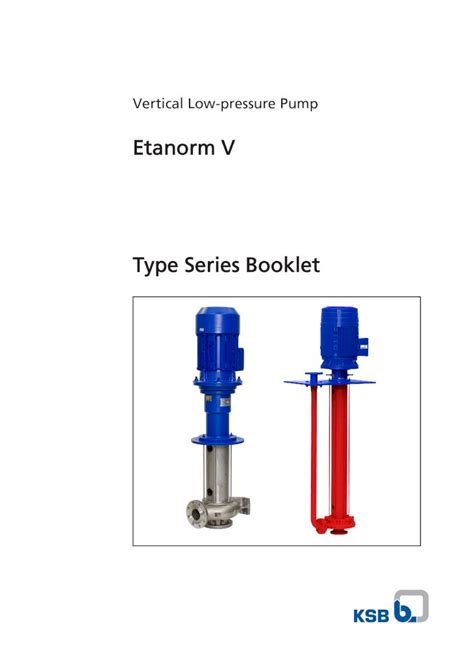 etanorm centrifugal pump|etanorm v manual.